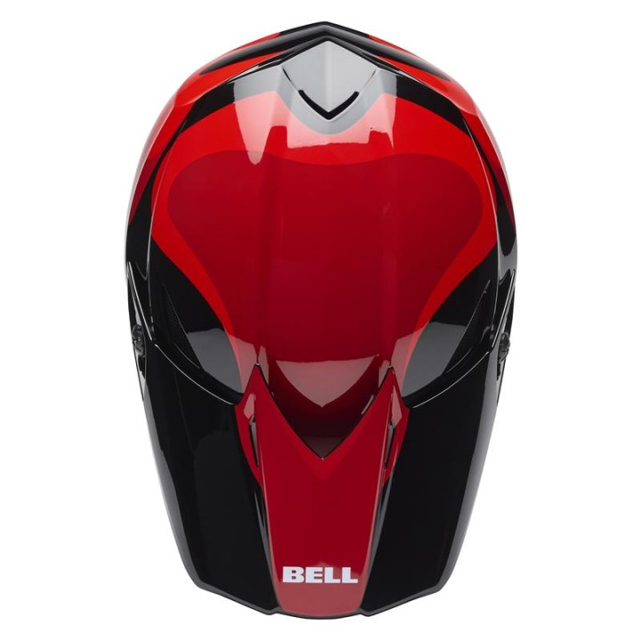 Casque Bell mx-10 mips wave rouge/noir | Oxmoto