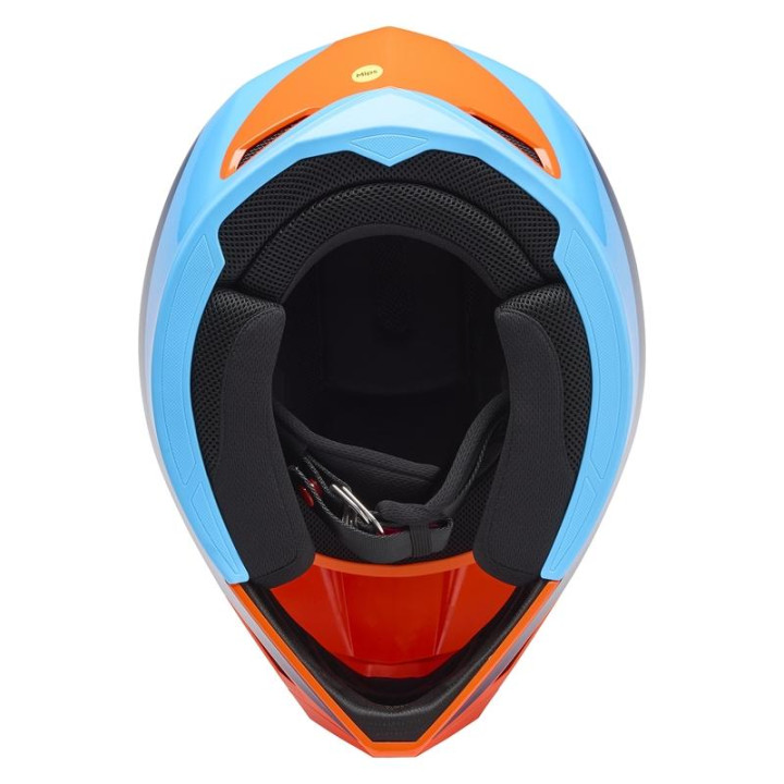 Casque Bell mx-10 mips wave orange/bleu | Oxmoto