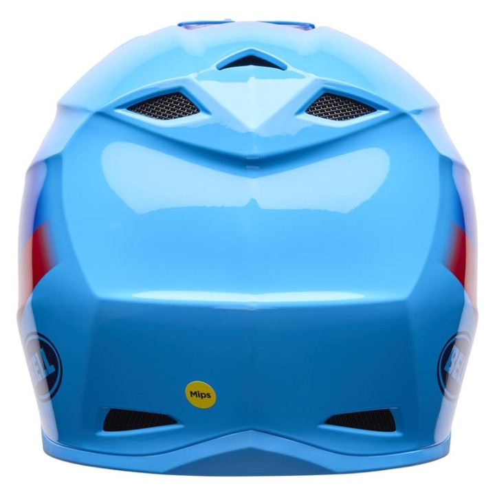 Casque Bell MX-10 Mips - Aviator Blue/Red | Oxmoto
