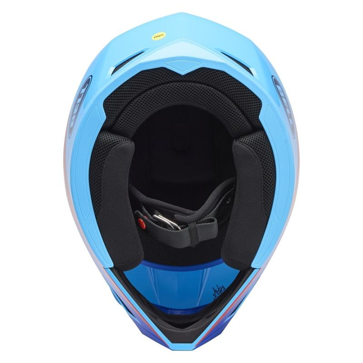 Casque Bell MX-10 Mips - Aviator Blue/Red | Oxmoto