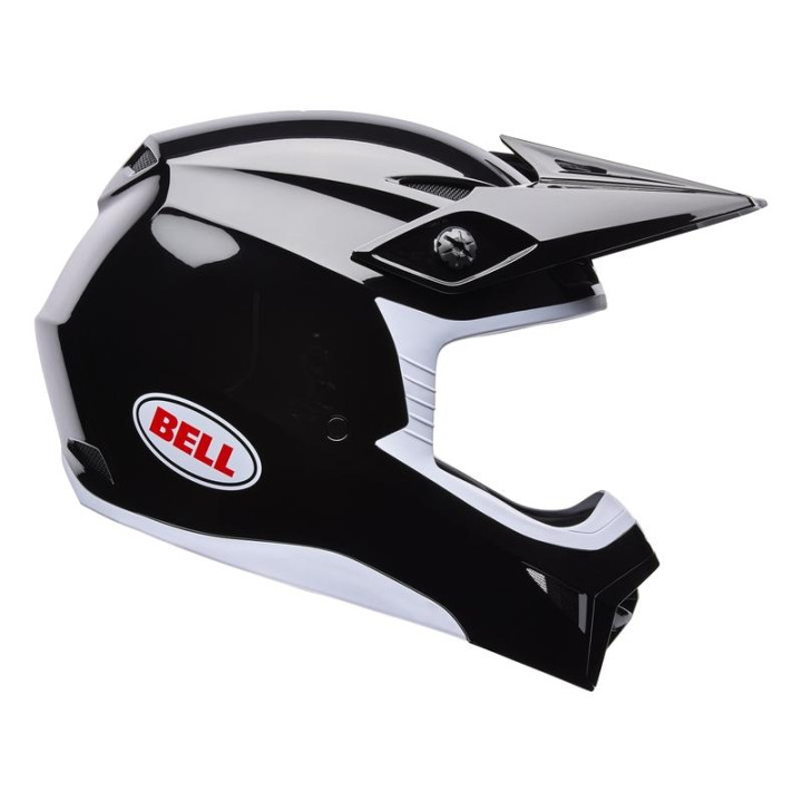 Casque Bell mx-10 mips solid noir brillant | Oxmoto