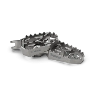Repose-pieds Akrapovic titane ducati multistrada | Oxmoto