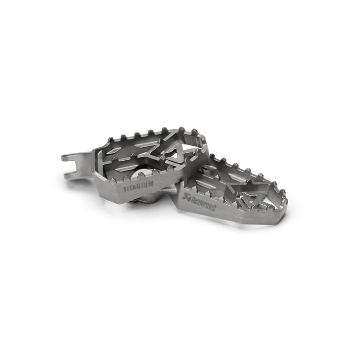 Repose-pieds Akrapovic titane ducati multistrada | Oxmoto