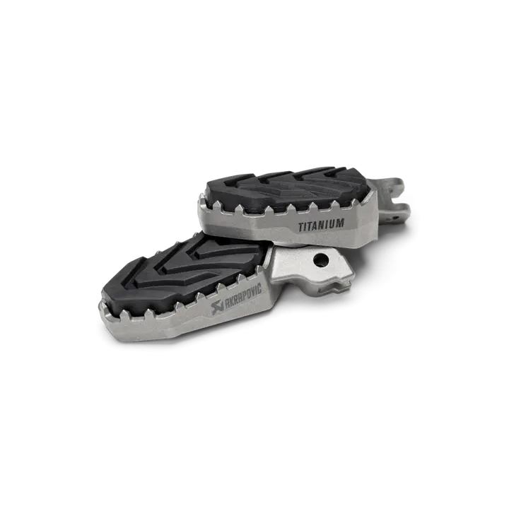 Repose-pieds Akrapovic titane ducati multistrada | Oxmoto