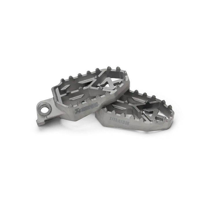 Repose-pieds Akrapovic titane KTM adventure | Oxmoto
