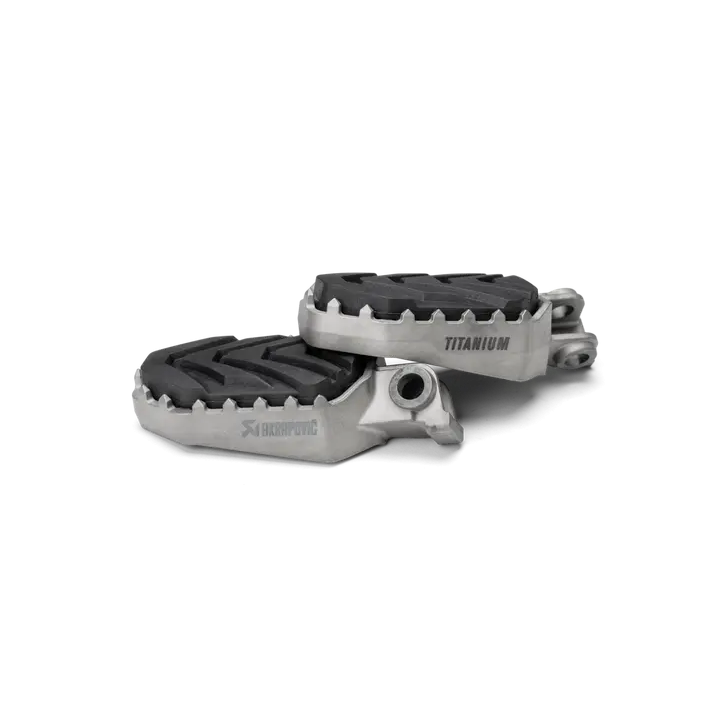 Repose-pieds Akrapovic titane KTM adventure | Oxmoto