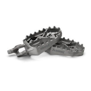 Repose-pieds Akrapovic titane Honda africa twin f-h11t1