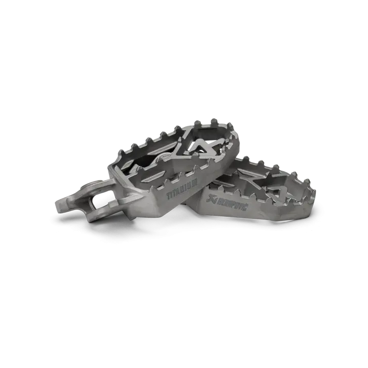Repose-pieds Akrapovic titane Honda africa twin f-h11t1