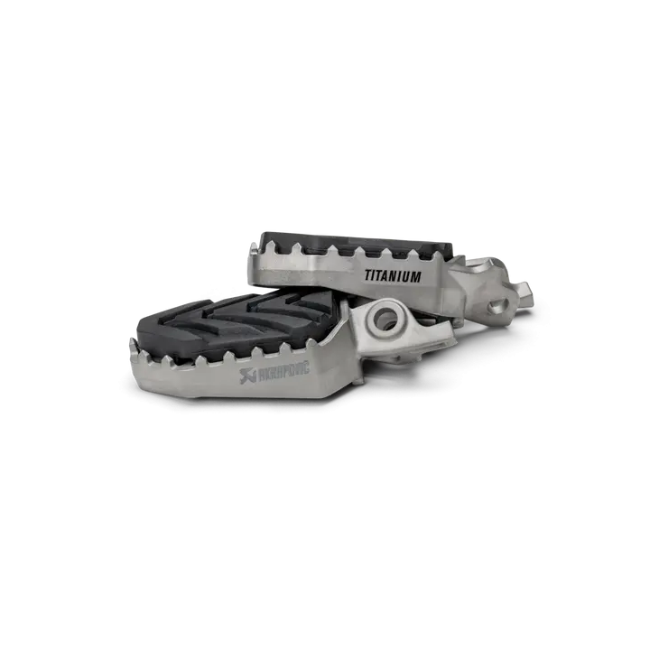 Repose-pieds Akrapovic titane Honda africa twin f-h11t1