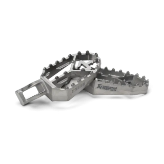 Repose-pieds Akrapovic titane Triumph tiger - f-t12t1