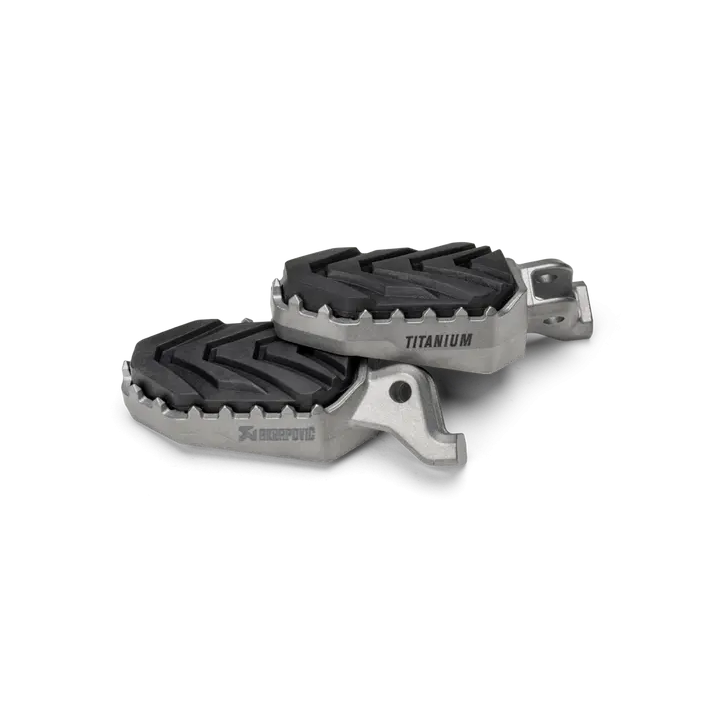 Repose-pieds Akrapovic titane Triumph tiger - f-t12t1