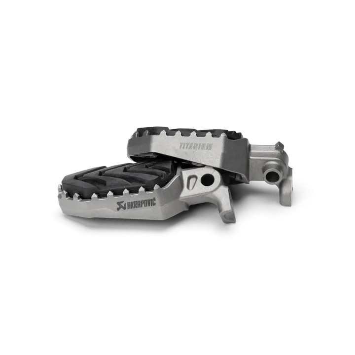 Repose-pieds Akrapovic titane Yamaha tenere | Oxmoto