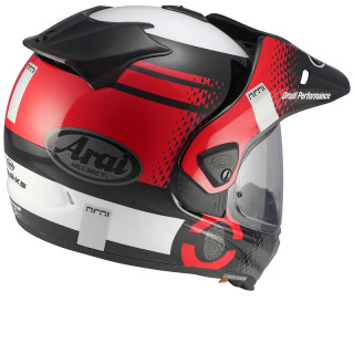 Casque Arai TOUR-X5 Print - rouge | Oxmoto