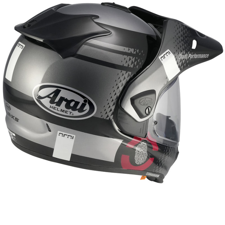 Casque Arai TOUR-X5 Print - noir | Oxmoto