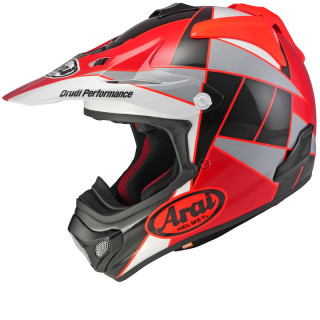 Casque Arai MX-V EVO Peak - rouge | Oxmoto