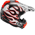 Casque Arai MX-V EVO - Flame White | Oxmoto