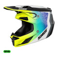 Casque SHOT speed hybrid jaune fluo 2026 | Oxmoto