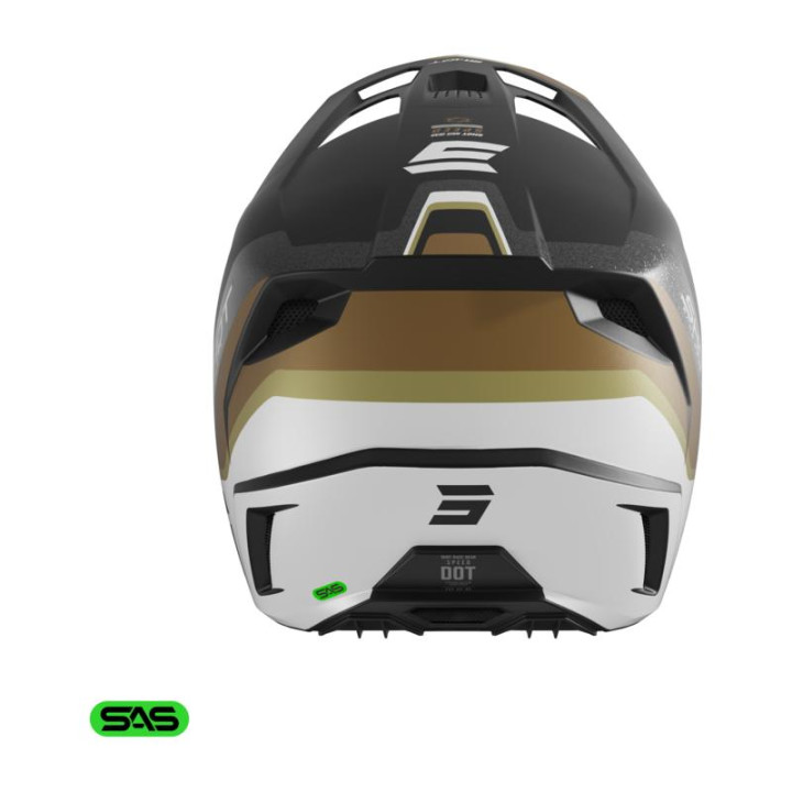 Casque SHOT speed atomic or/noir 2026 | Oxmoto