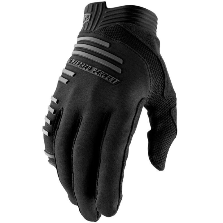 Gants 100% r-core noir | Oxmoto