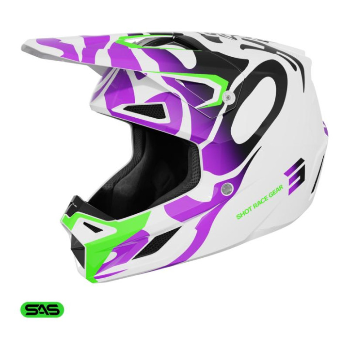 Casque SHOT speed ghost violet 2026 | Oxmoto