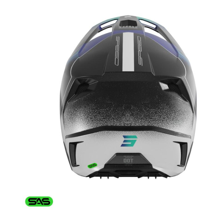 Casque SHOT speed olymp bleu 2026 | Oxmoto