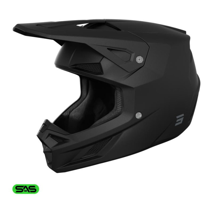 Casque SHOT speed solid noir mat 2026 | Oxmoto