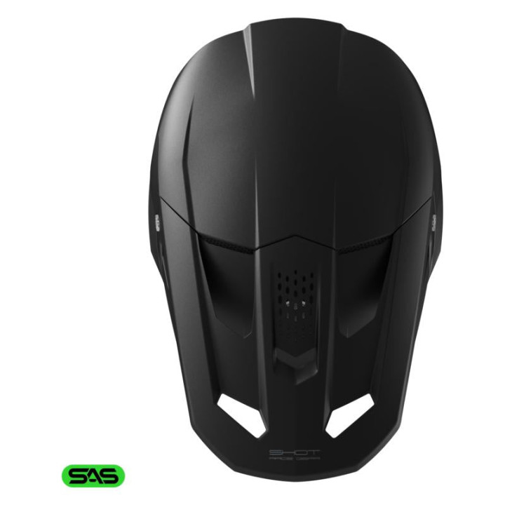 Casque SHOT speed solid noir mat 2026 | Oxmoto