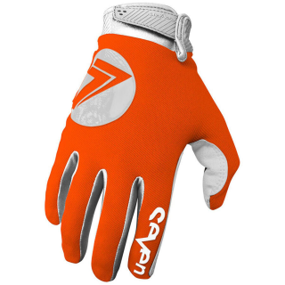 Gants Seven annex 7 dot orange fluo | Oxmoto