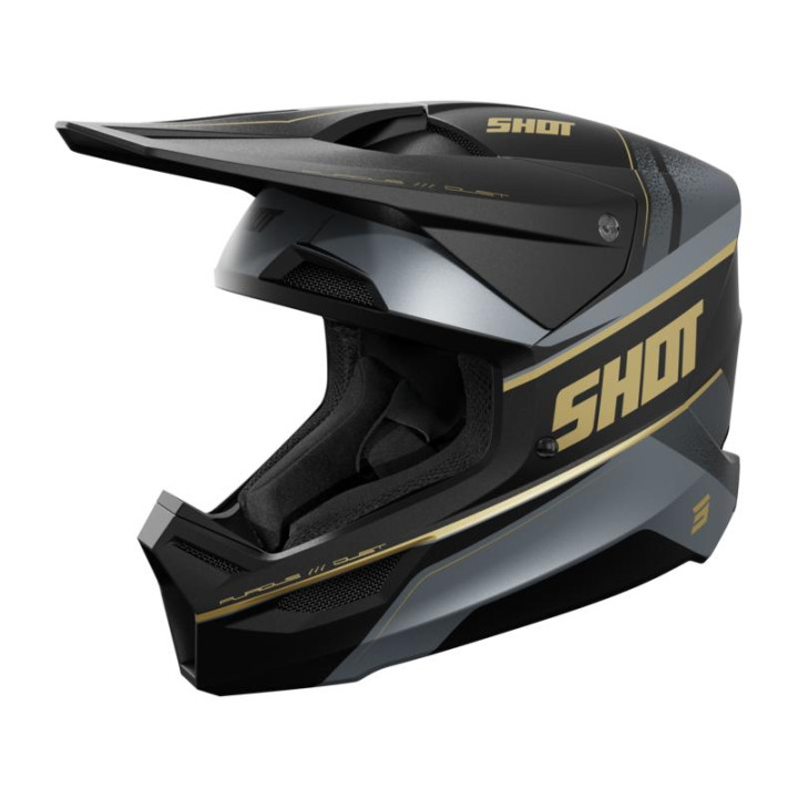 Casque SHOT furious dust or 2026 | Oxmoto