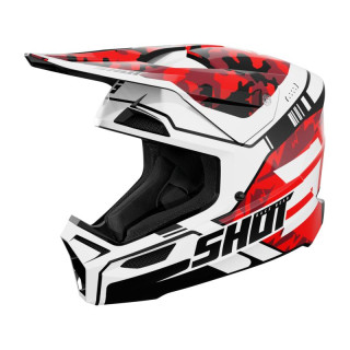 Casque SHOT furious flash rouge 2026 | Oxmoto