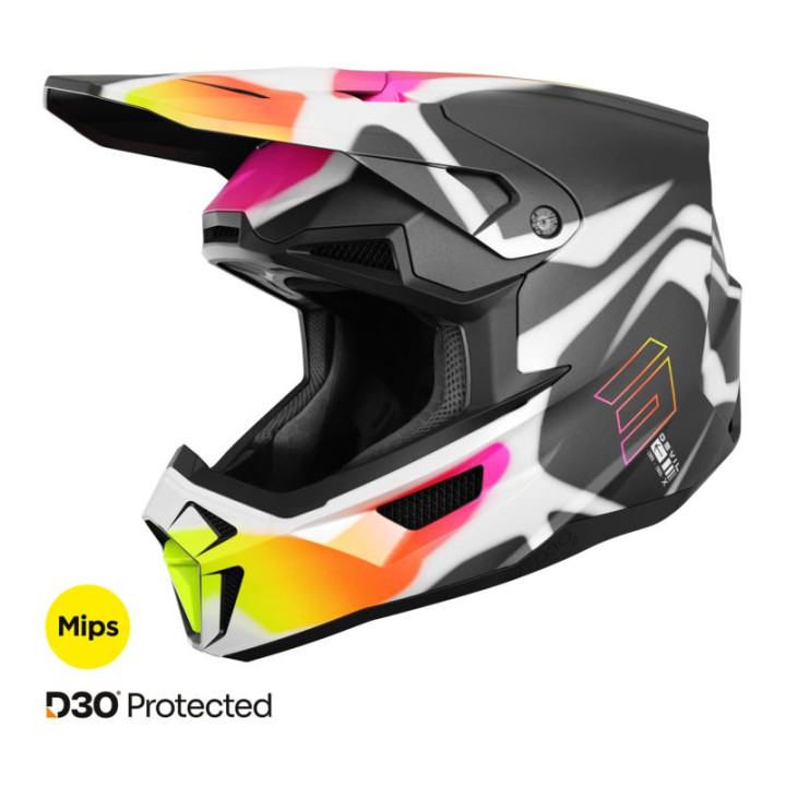 Casque SHOT lite devil noir mat 2026 | Oxmoto