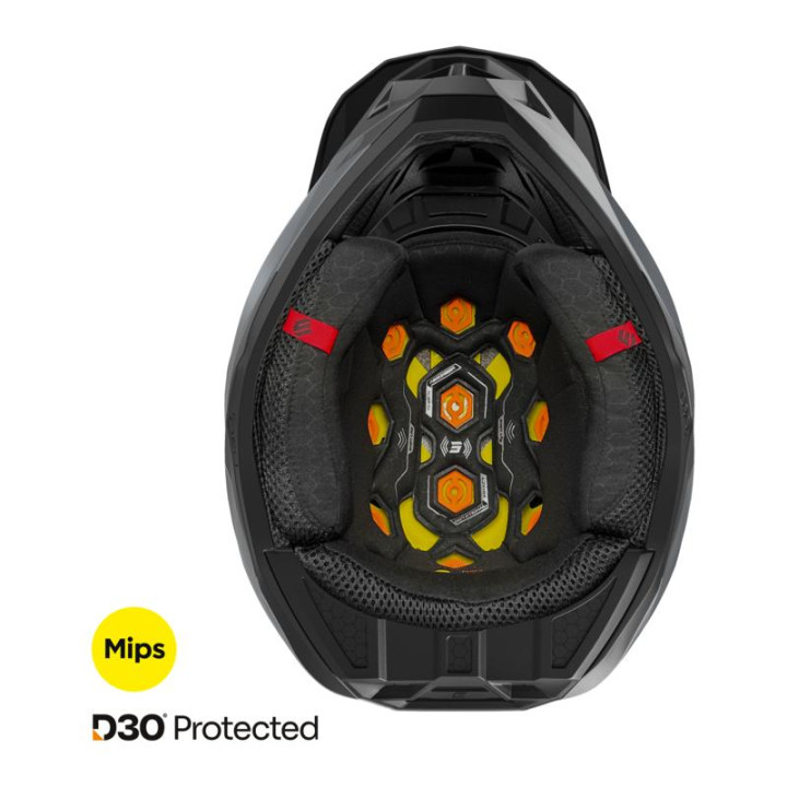 Casque SHOT lite s10 noir/gris mat 2026 | Oxmoto