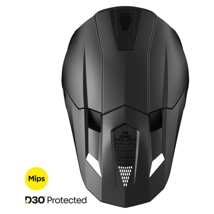 Casque SHOT lite solid noir mat 2026 | Oxmoto