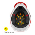 Casque SHOT lite challenger rouge 2026 | Oxmoto