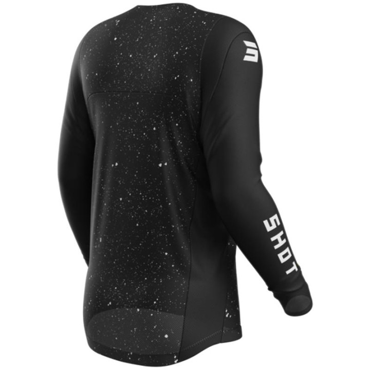 Maillot SHOT contact ART noir 2026 | Oxmoto