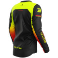 Maillot SHOT devo block jaune fluo 2026 | Oxmoto