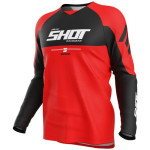 maillot shot draw private rouge 2026