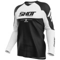 Maillot SHOT draw private blanc 2026 | Oxmoto