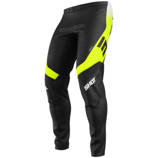Pantalon SHOT contact ionyx jaune fluo 2026 | Oxmoto