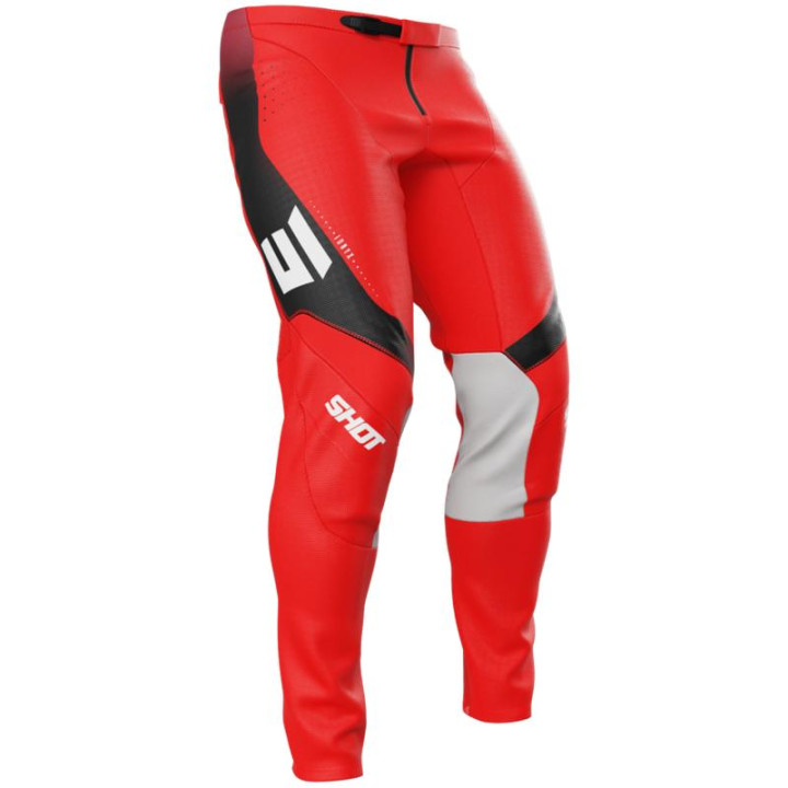 Pantalon SHOT contact ionyx rouge 2026 | Oxmoto