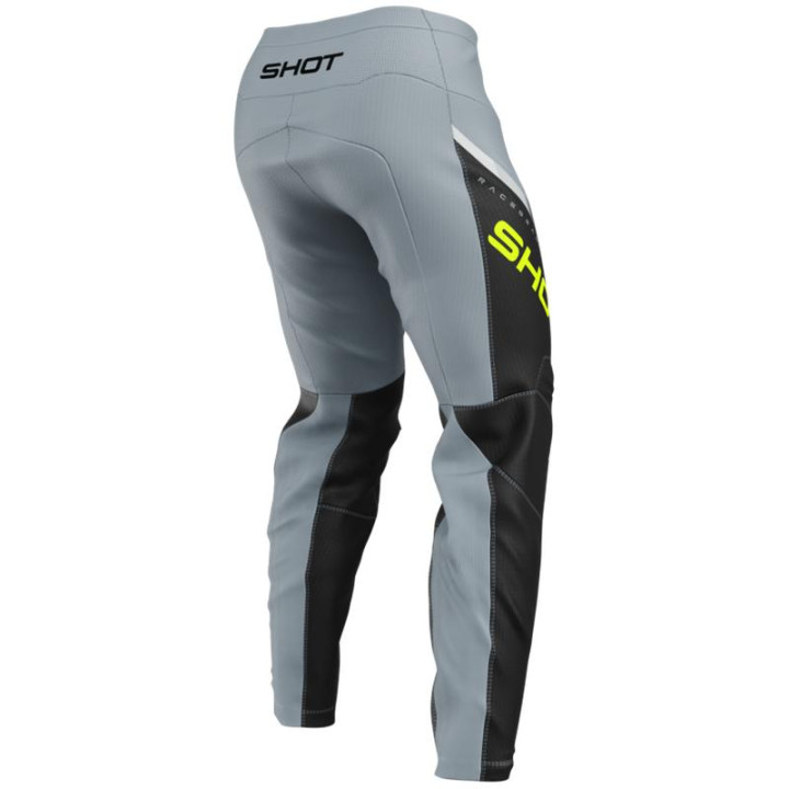 Pantalon SHOT devo daytona jaune fluo 2026 | Oxmoto