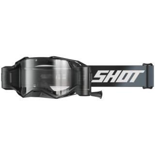 Lunettes SHOT lite roll-off solid noir mat 2026 | Oxmoto