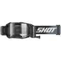 Lunettes SHOT lite roll-off solid noir mat 2026 | Oxmoto