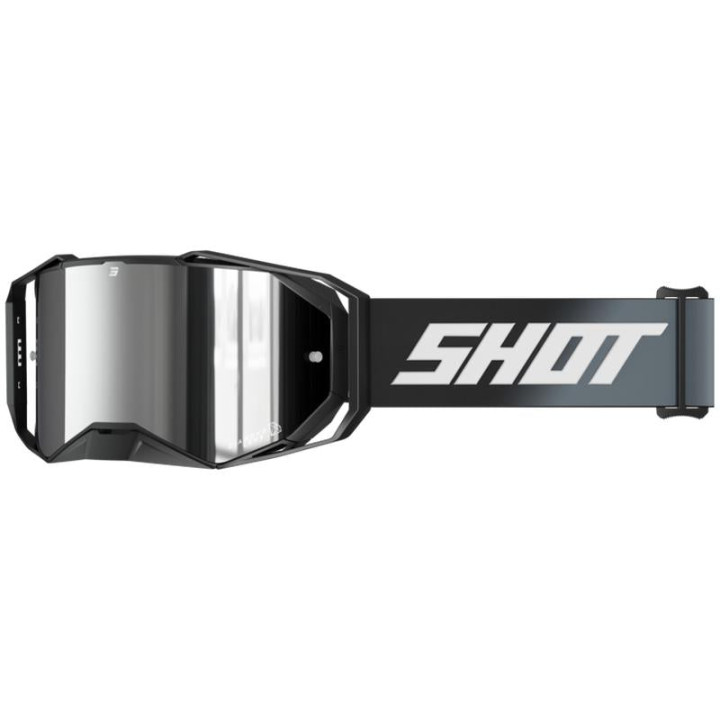 Lunettes SHOT lite solid noir mat 2026 | Oxmoto