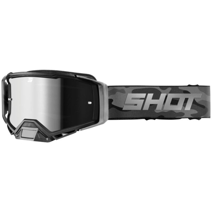 Lunettes SHOT core shadow gris mat 2026 | Oxmoto