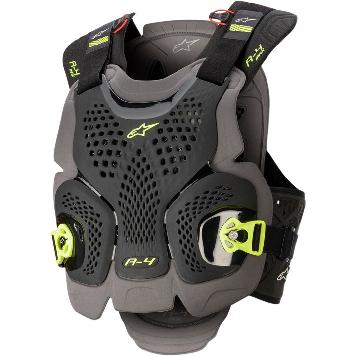 Pare-pierres Alpinestars a-4 max chest noir | Oxmoto
