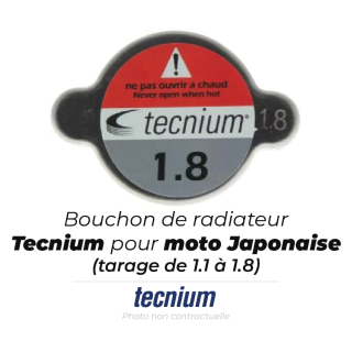 Bouchon de radiateur Tecnium 1,4 Bars moto japonaises
