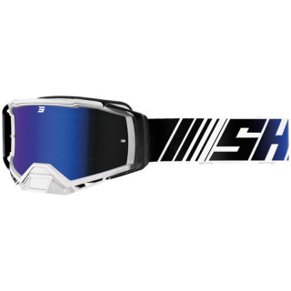 Lunettes SHOT core stripe bleu 2026 | Oxmoto