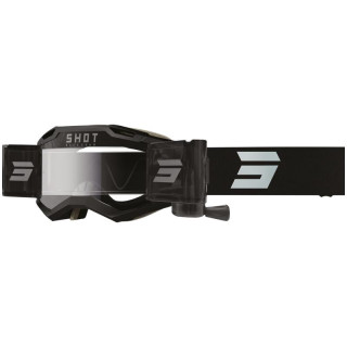 Lunettes SHOT iris 2.0 roll-off tech noir mat 2026 | Oxmoto