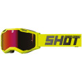 Lunettes SHOT iris 2.0 solid jaune fluo 2026 | Oxmoto